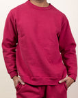 Adult Cotton Fleece LS Crew