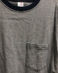 SS Crew Neck Tee w/ PKT - Microstripe