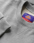 Cotton Fleece Pullover V-Notch Crew
