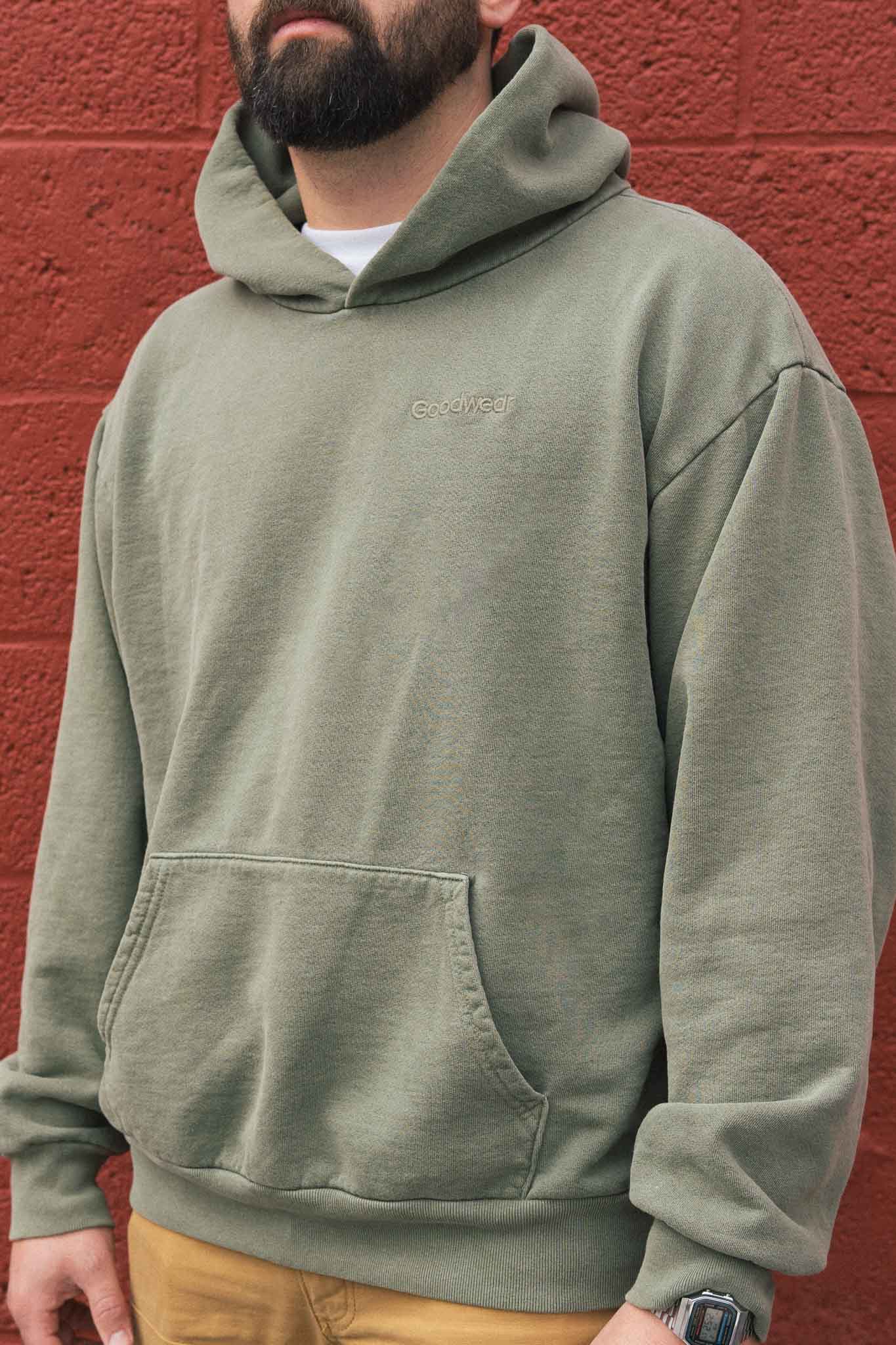 Cotton Fleece Embroidered Hoodie