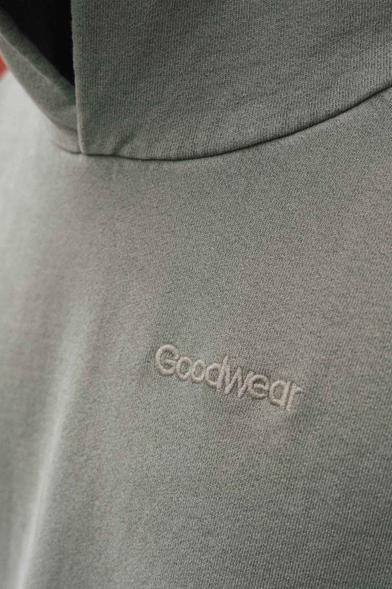 Cotton Fleece Embroidered Hoodie