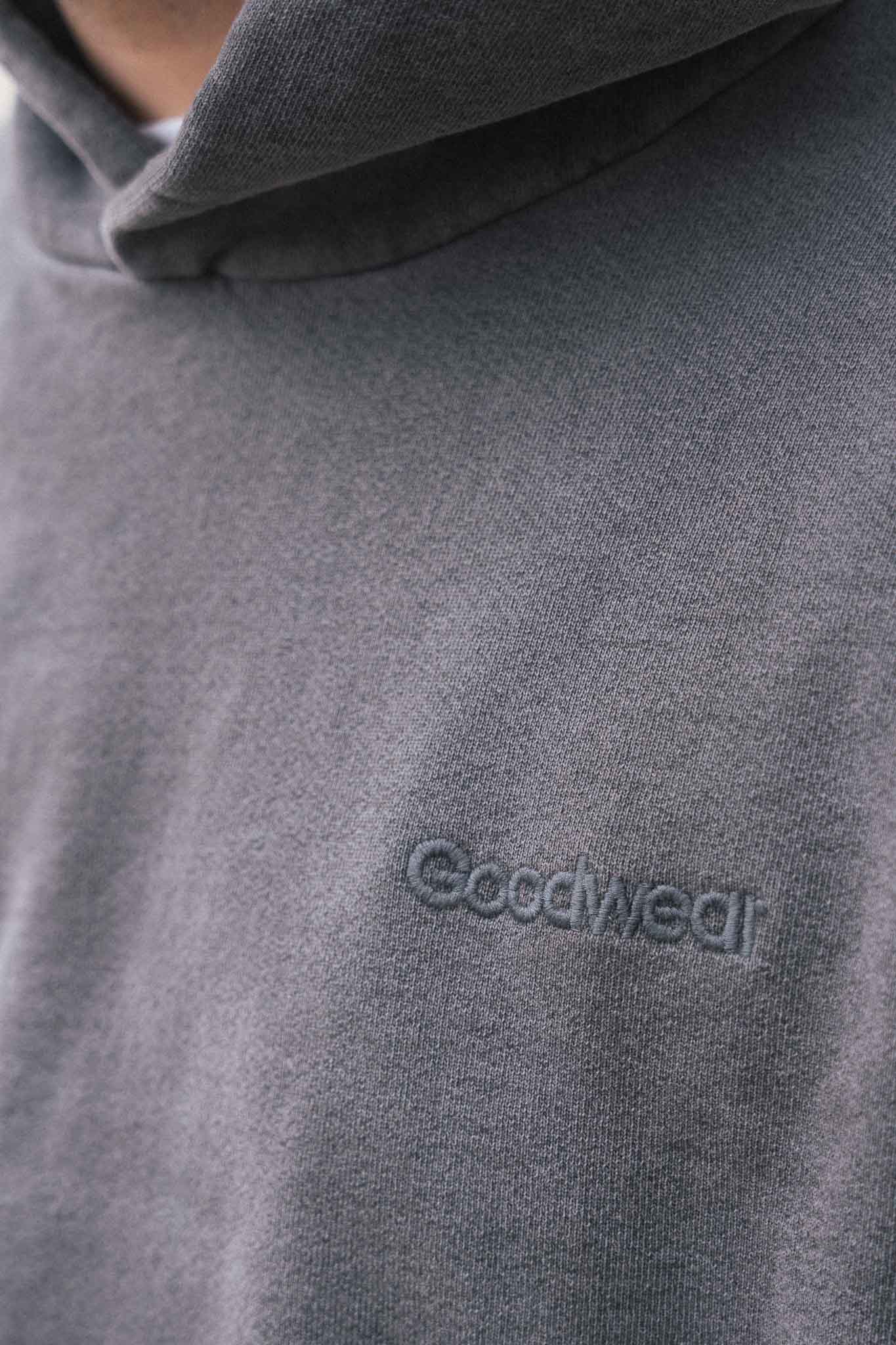 Cotton Fleece Embroidered Hoodie