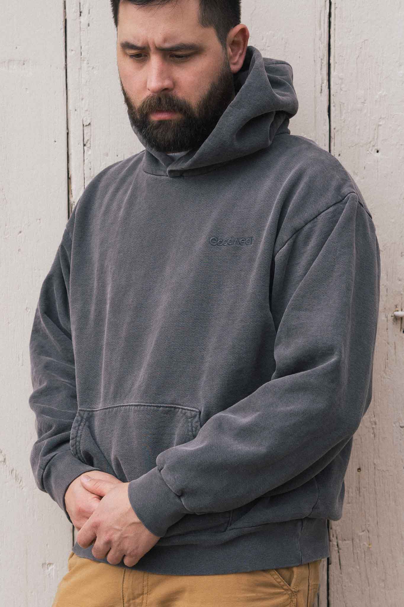 Cotton Fleece Embroidered Hoodie