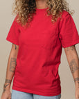 Adult Short Sleeve Crew Neck w/Pocket Classic Fit