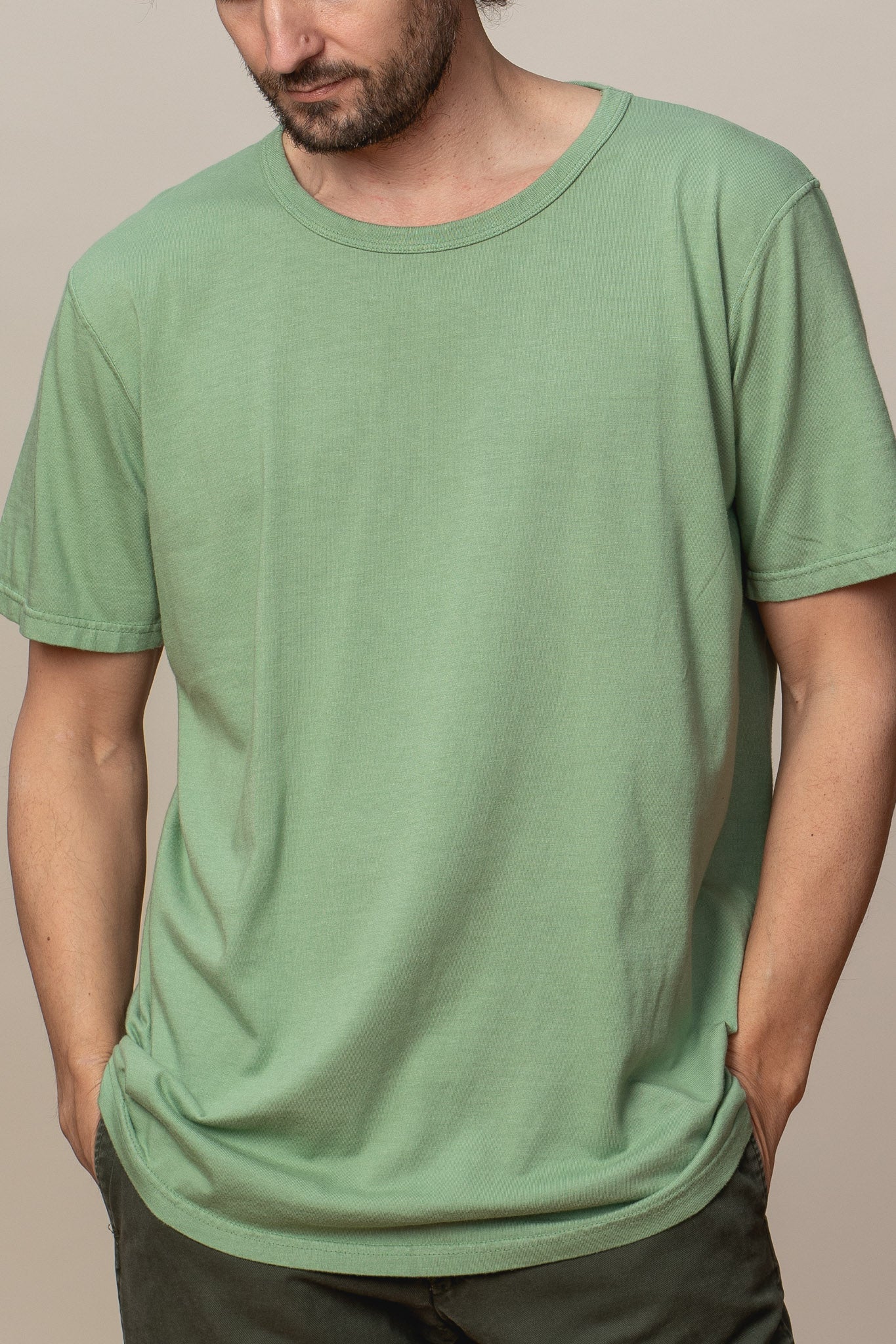 【出品5/9まで】2022ss Viscose Hemp Round Shirt Organic Cotton and Hemp Tees | Sustainable Tees Made in USA