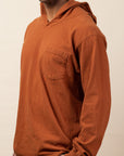Adult Long Sleeve Jersey Hoodie Pkt Tee