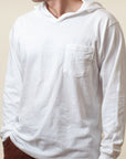 Adult Long Sleeve Jersey Hoodie Pkt Tee