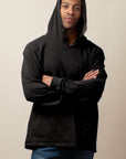 Adult Long Sleeve Jersey Hoodie Pkt Tee