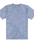 Adult Short Sleeve Crew neck Tropical Print Summer Weight T