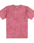 Adult Short Sleeve Crew neck Tropical Print Summer Weight T