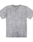 Adult Short Sleeve Crew neck Tropical Print Summer Weight T