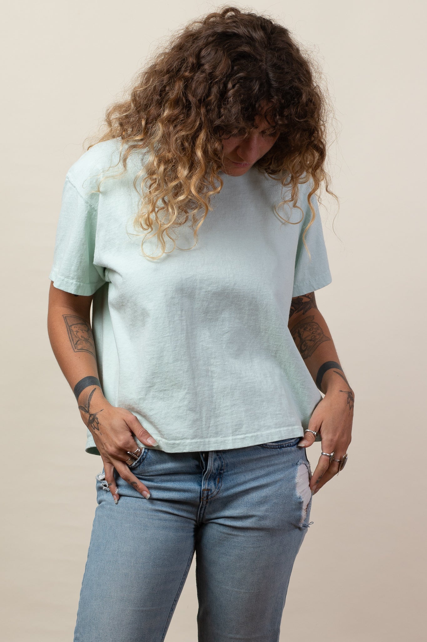 Adult SS Crew Square Cut Tee