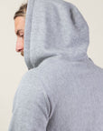 S-Curve Full Zip Hoodie in Looped French Terry