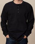 Adult Long Sleeve Henley Classic Fit