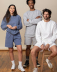 French Terry LS Crew Nk Pullover w/Yoke