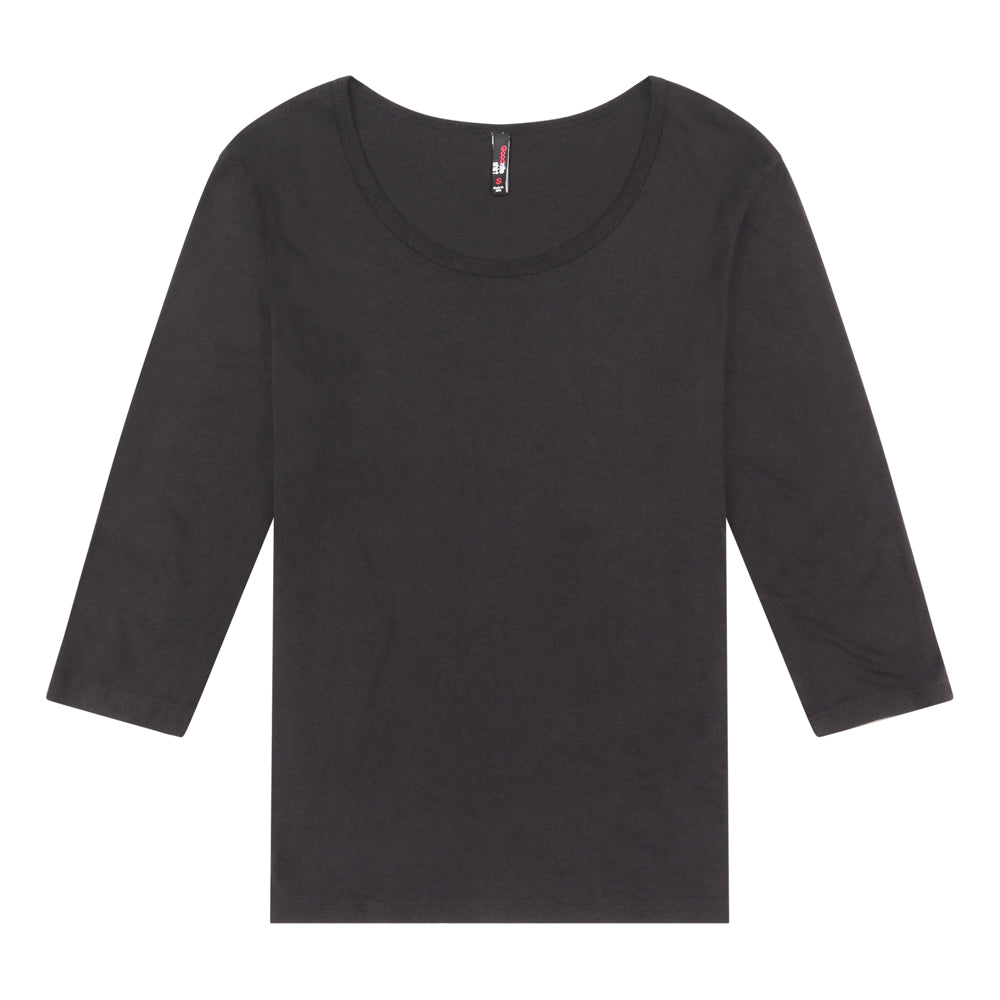 Women's 3/4 Sleeve Scoop Neck Top