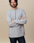 Adult Long Sleeve Crew Neck w/Pocket Classic Fit