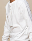 Adult Long Sleeve Henley Classic Fit