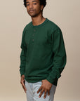 Adult Long Sleeve Henley Classic Fit