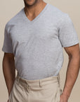 Adult Short Sleeve V-Neck-Undershirt 2-PACK