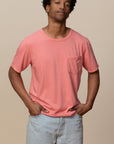 Adult Short Sleeve Crew Neck w/Pocket Viscose Hemp
