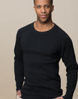 Adult Long Sleeve Crew Neck Raschel Thermal