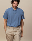 Adult Short Sleeve Polo Viscose Hemp