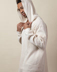 Adult Long Sleeve Hoodie Tee Raschel Thermal