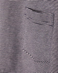 SS Crew Neck Tee w/ PKT - Microstripe