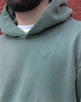Cotton Fleece Embroidered Hoodie