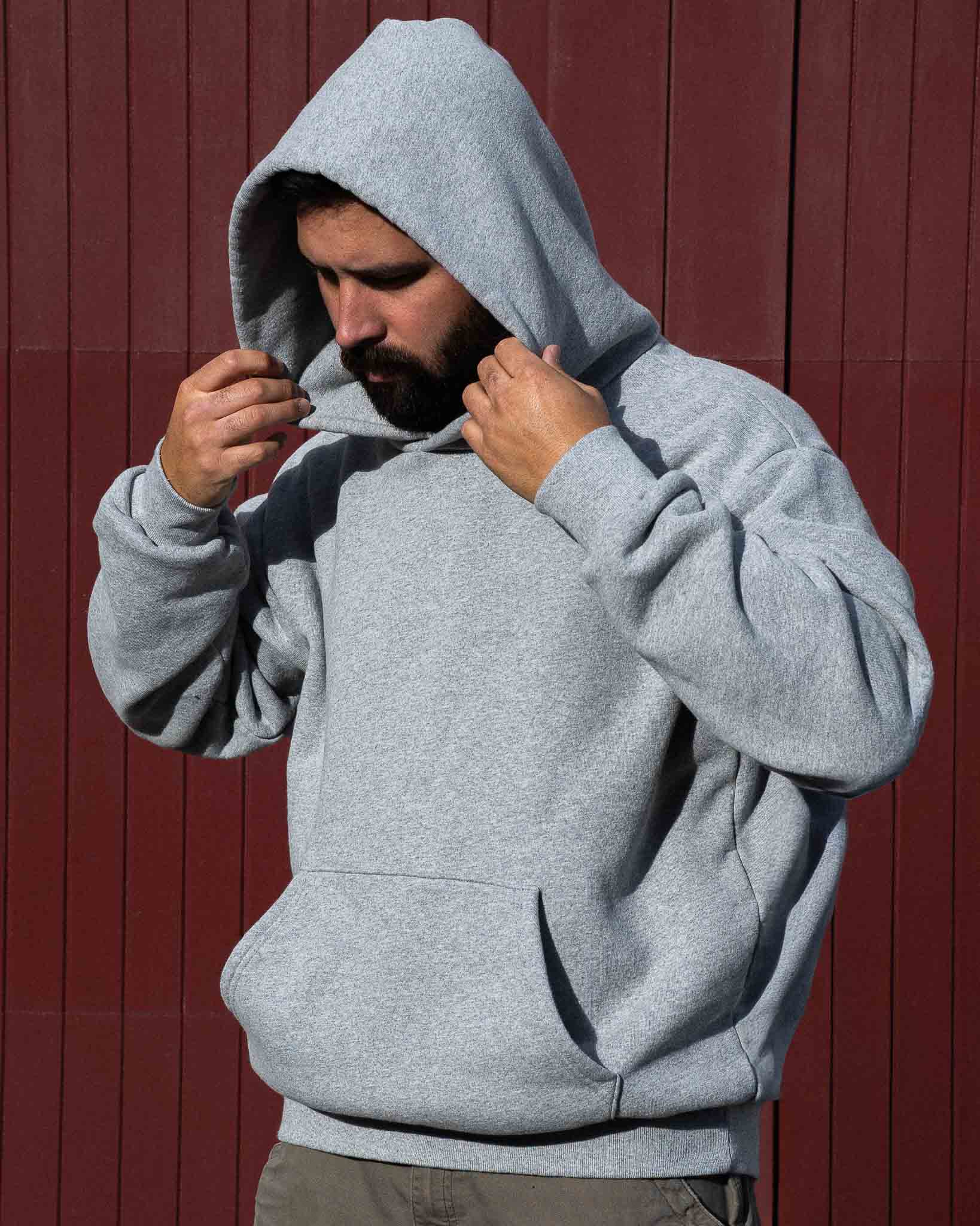 Cotton Fleece Pullover Hoodie