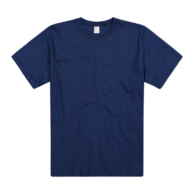 Adult Short Sleeve Crew Neck Slim Fit in Indigo