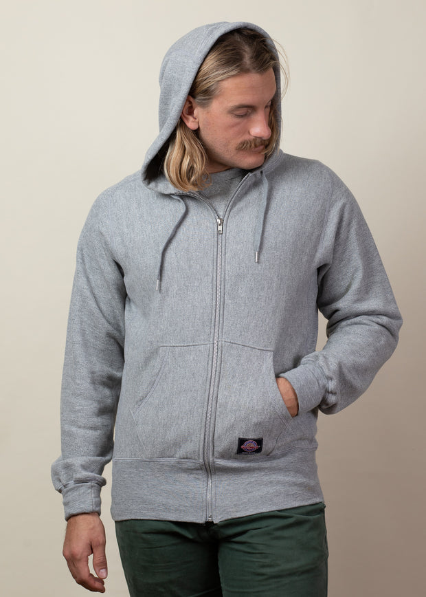 S-Curve Full Zip Hoodie in Looped French Terry